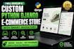 develop a custom python django ecommerce store with smart inventory