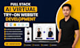 create an ai clothing virtual try on website or web app