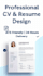 design a professional ats friendly resume and CV