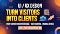 design modern figma website UI UX or mobile app UI