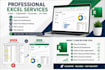 create custom excel spreadsheets, dashboard and reports