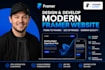 design and develop a modern german framer to figma website with SEO optimization