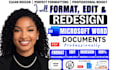 format microsoft word documents, merge pdfs, and convert PDF to editable word