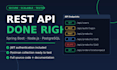 build a secure rest API with spring boot or node js