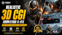 create unreal engine 5 cgi animation, vfx, game trailer, and cinematic