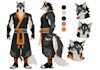 draw furry character art, furry head illustration, fursona furry reference sheet