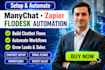 build manychat automation with flodesk and zapier
