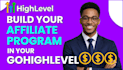build your gohighlevel affiliate program, ghl affiliate campaign manager