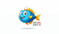 do unique awesome fish mascot logo design