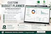 create a custom budget planner in excel or google sheets