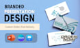 design branded presentation, sales pitch deck, canva slides, master ppt template