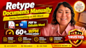 fast typing services, retype scanned documents, format ms word