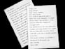 write anything with my beautiful hand writing