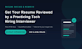 review or rewrite your resume for tech and software engineering roles