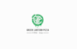 design green lantern pizza re brand logo
