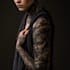 draw a attractive tattoo sleeve art