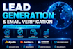 do lead generation and email verification using proper tools