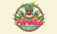 design front beach tiki surf poke bar logo