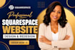 build squarespace website design, redesign squarespace website development