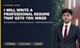 write a professional ats optimised resume and CV