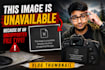 design high quality CTR thumbnails in 2 hours