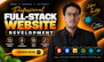 do custom website development as full stack developer and front end developer