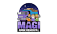 design cartoonist junk removal logo with infinite changes