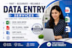 do accurate data entry, copy paste, PDF to excel, excel data entry