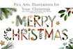 create custom christmas illustrations, holiday marketing graphics, ai art