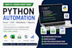 automate excel, CSV and repetitive tasks using python