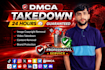 remove copyright,leaked,harassing content,tiktok,reddit,fb,insta,x under dmca