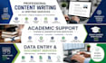 do content writing, ai writing, data entry, translations