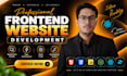 be your frontend web developer with html css javascript tailwind