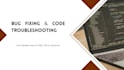 fix bugs and build simple websites or scripts