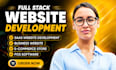 do saas website development, wordpress website  as full stack developer