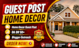 publish home decor guest post on high authority home design blogs