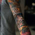 create a beautiful tattoo sleeve art