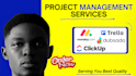 setup clickup projects, dubsado, monday crm, trello, honeybook, zoho projects