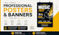 create professional custom posters and banners