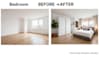 virtually stage your empty room for real estate