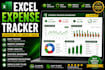 create a custom excel budget and expense tracker dashboard