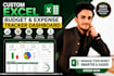 create a custom excel budget and expense tracker