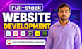 build a custom business website as a full stack web developer