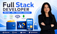 build full stack custom website, front end, backend developer, ai software