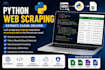 scrape any website using python selenium and beautifulsoup