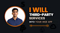 integrate third party API services in your web app
