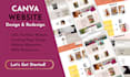 design canva website canva landing page website,  canva ugc portfolio templates