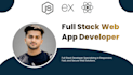 be your full stack web developer using react and node js