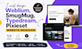 create a custom design weblium, smugmug, typedream, pixieset website redesign