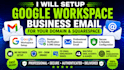 setup google workspace business email for squarespace domain dns